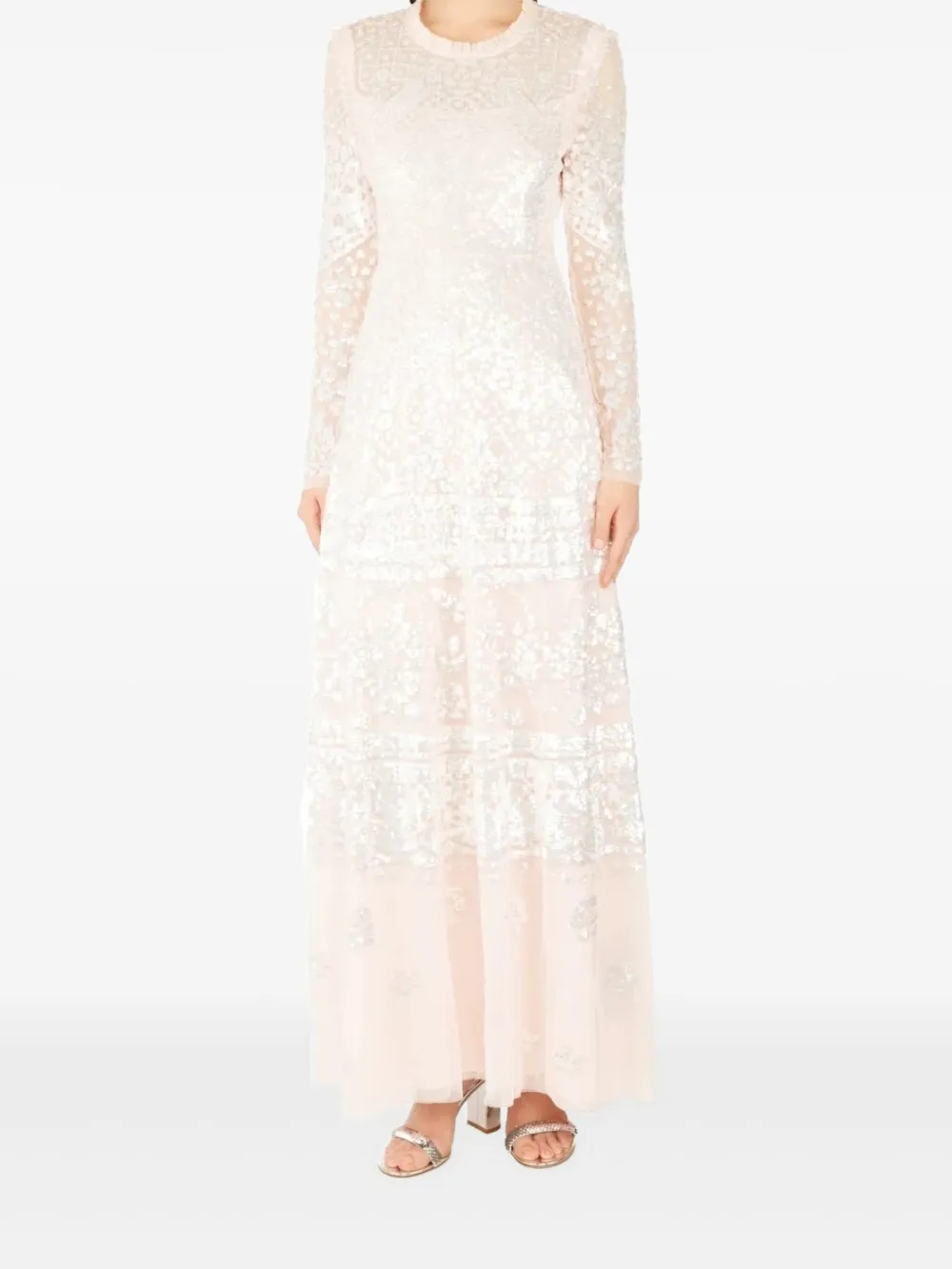 Needle & Thread Aurora sequin-embellished long-sleeved gown | Evening Dresses | Image 2