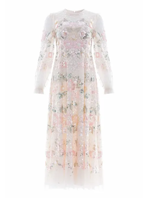 Needle & Thread Rosalie sequin-embellished long-sleeve dress