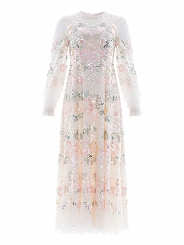 chinese dress ladies Aurelia Long Sleeve Ballerina Dress