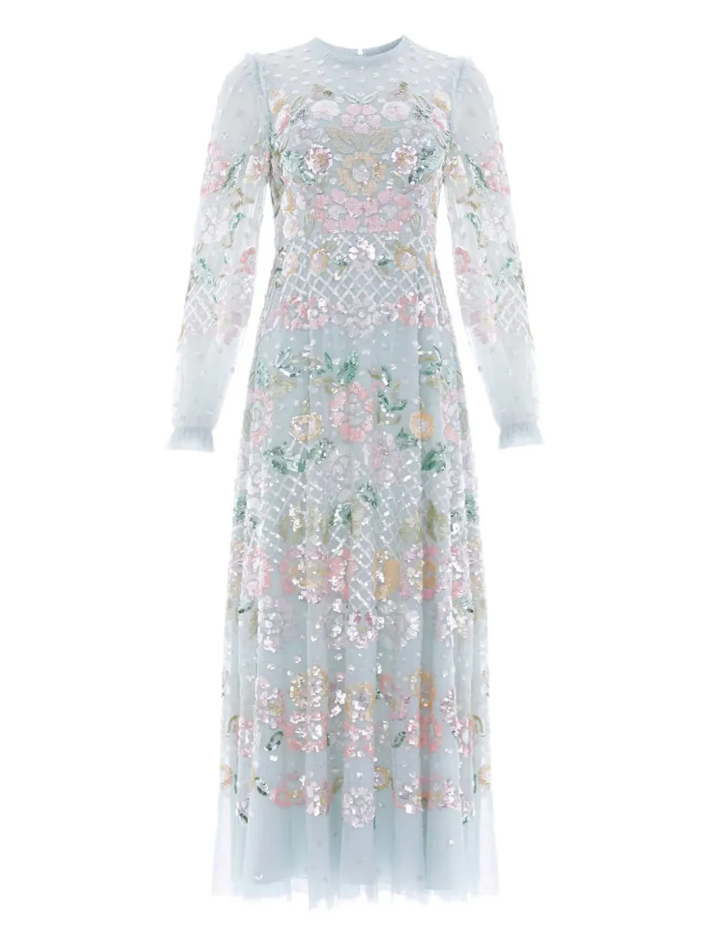 Needle & Thread vestido Rosalie | azul | Image 1