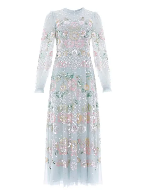 Needle & Thread Rosalie sequin-embellished floral dress