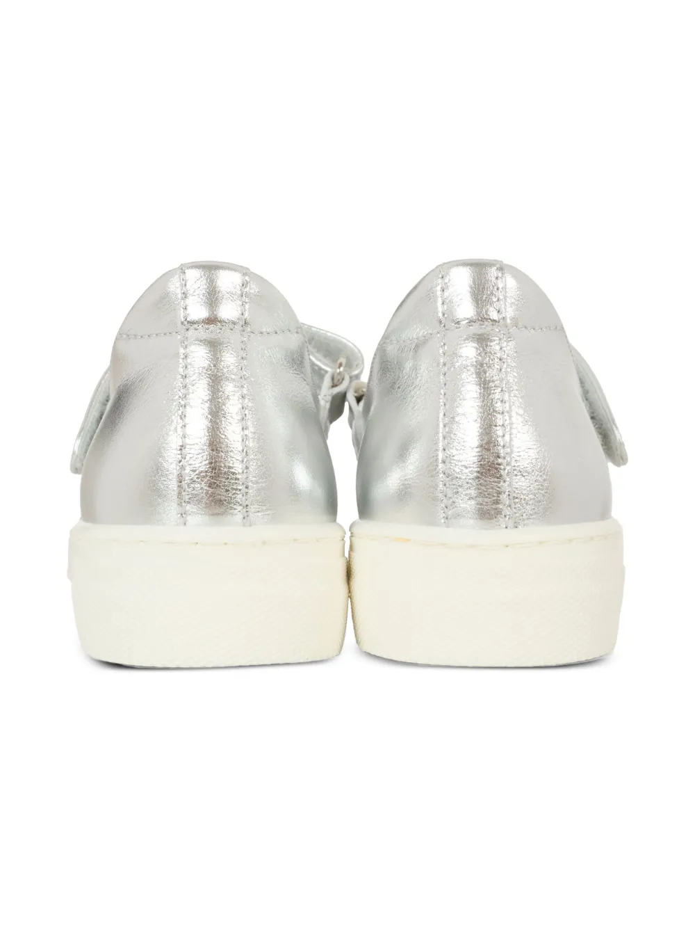 Moschino Kids teddy-embellishment sneakers Silver