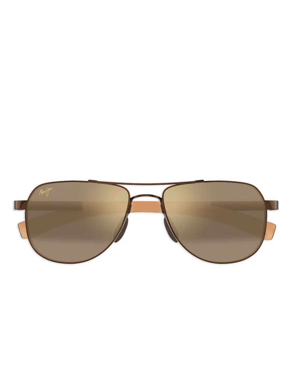 Maui Jim Zonnebril met piloten montuur Bruin