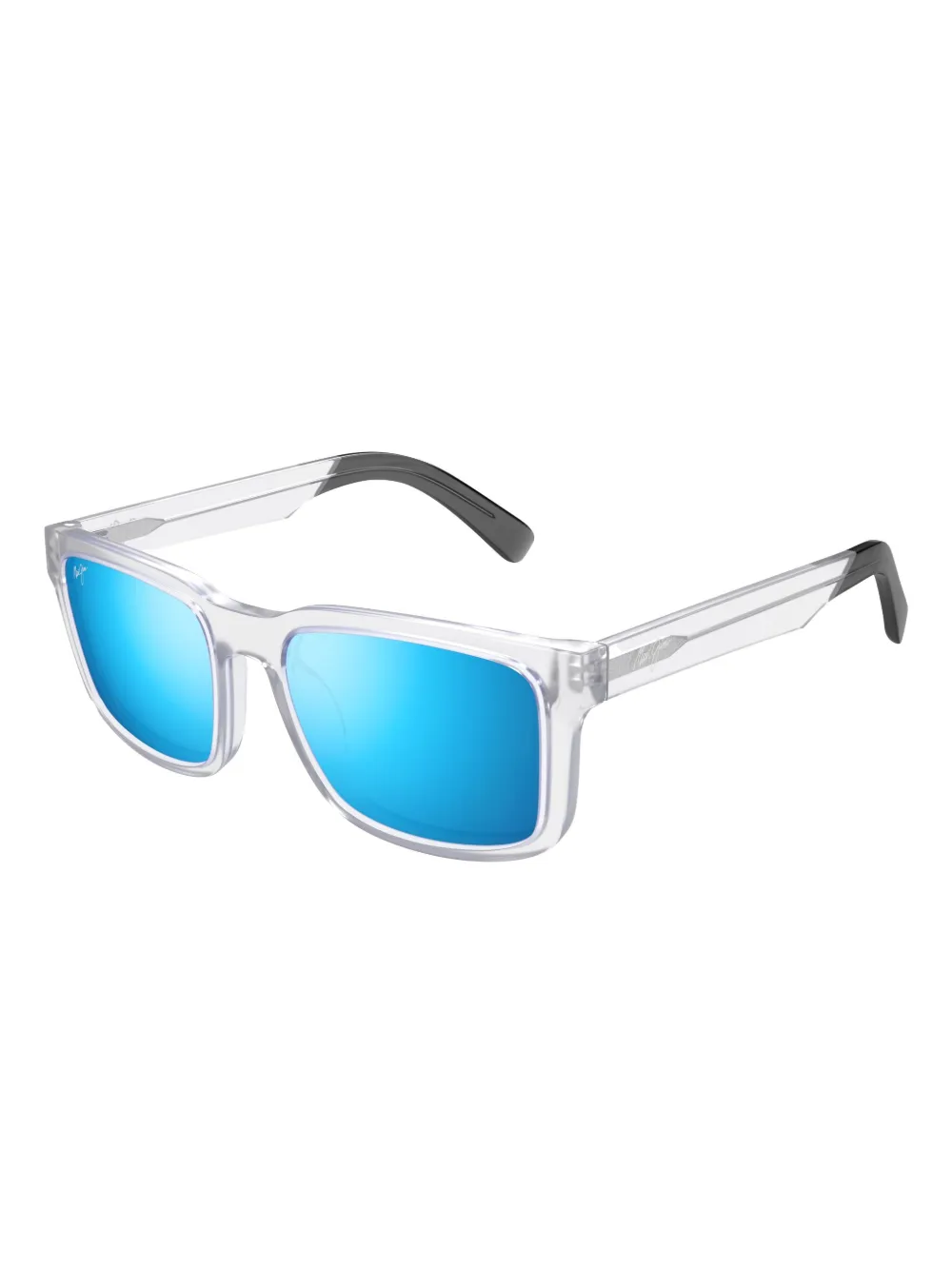 Maui Jim Zonnebril met vierkant montuur Grijs