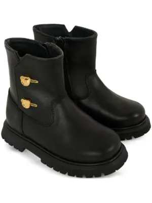 Moschino Kids（モスキーノ・キッズ）ブーツ - FARFETCH