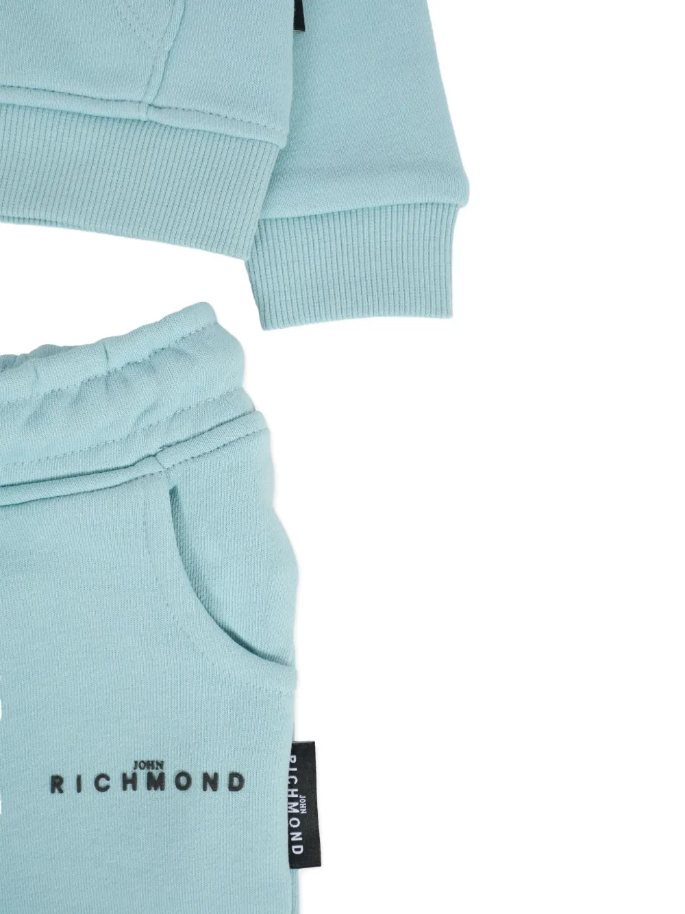 John Richmond Junior Trainingspak met logodetail Blauw