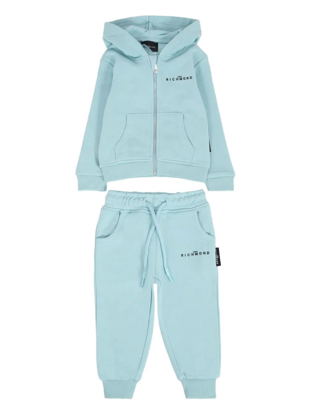 John Richmond Junior logo-detail tracksuit Blauw