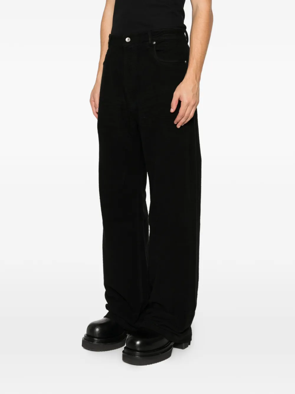 Rick Owens DRKSHDW Katoenen broek Zwart