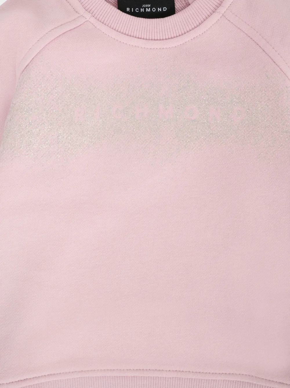 John Richmond Junior Trainingspak met glitter logo Roze