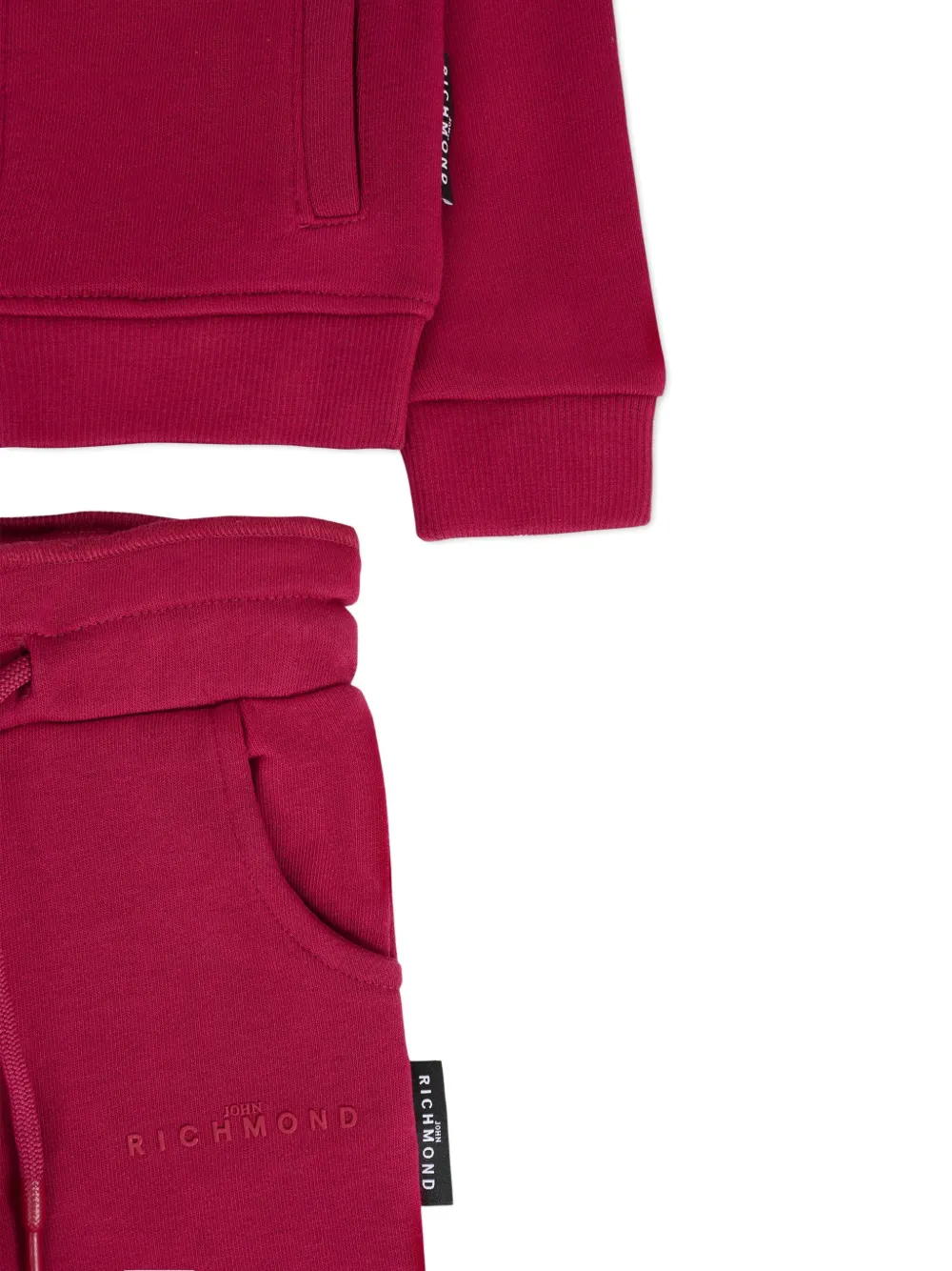 John Richmond Junior Trainingspak met geborduurd logo Rood