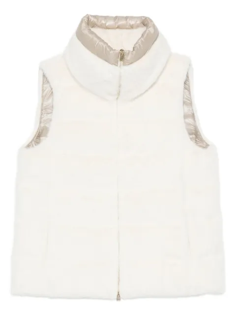 Herno faux-fur sleeveless gilet