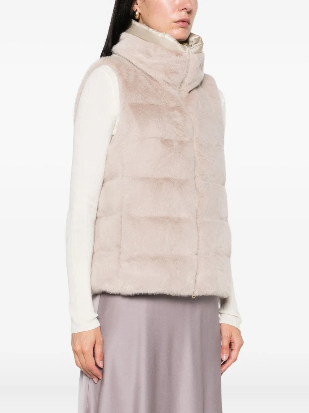 Herno Gewatteerde bodywarmer Beige