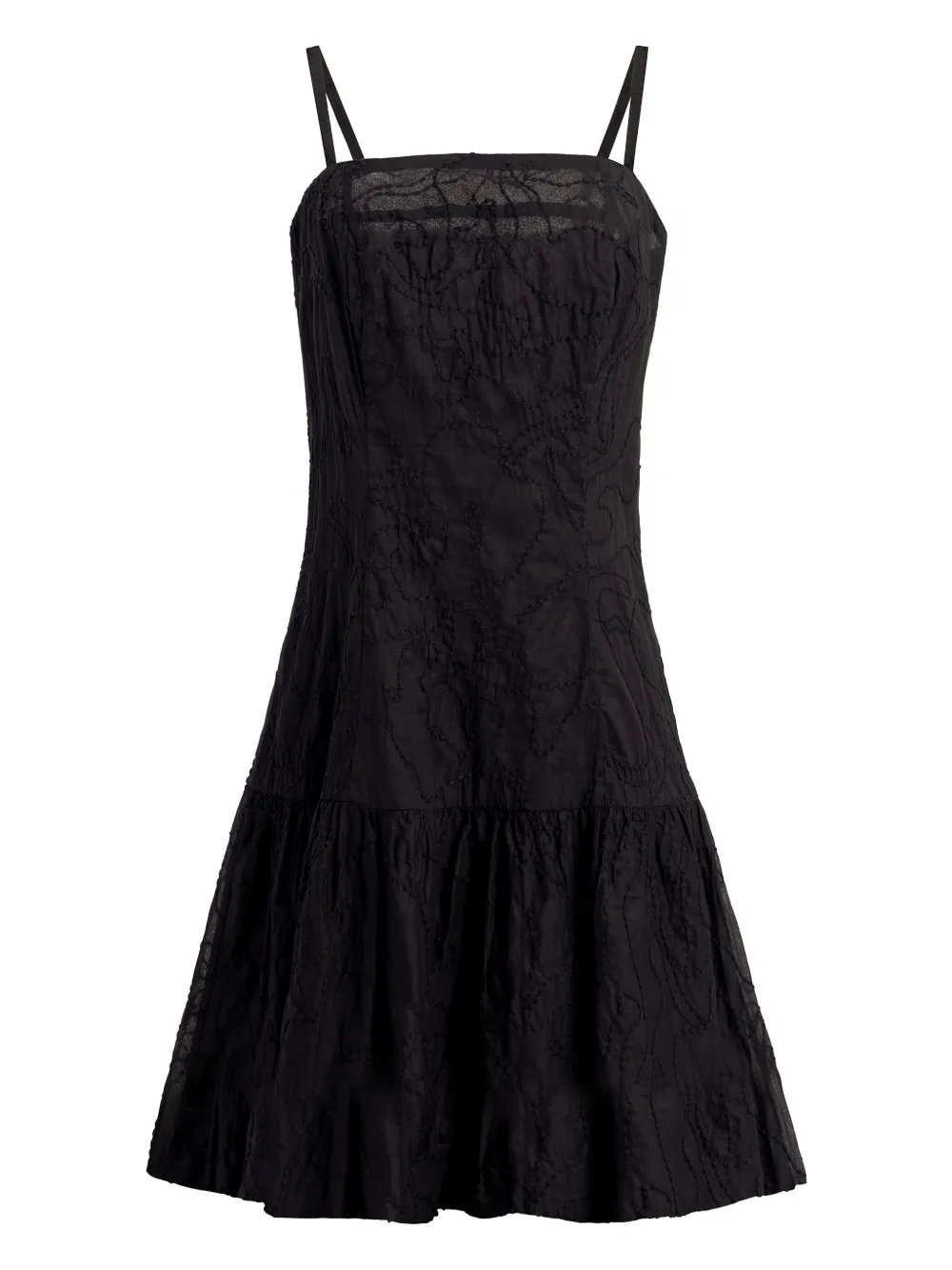 Marie Oliver Anita Embroidered Dress In Black