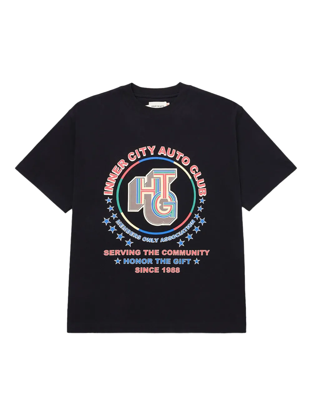 Honor The Gift Auto Association T-shirt Zwart
