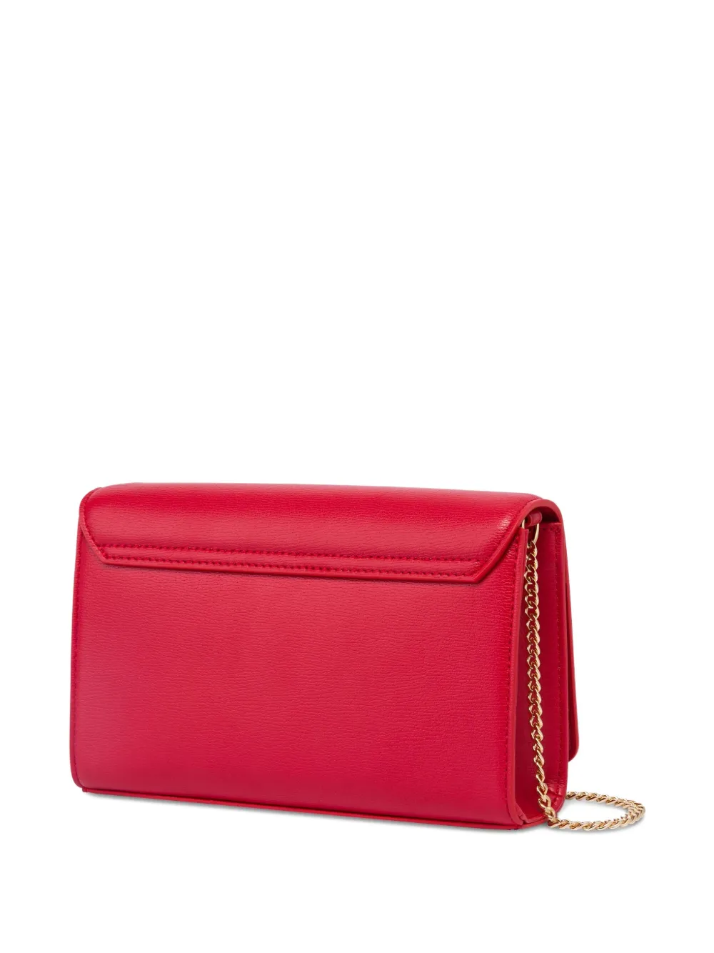 Love Moschino Crossbodytas met hartplakkaat en ketting Roze