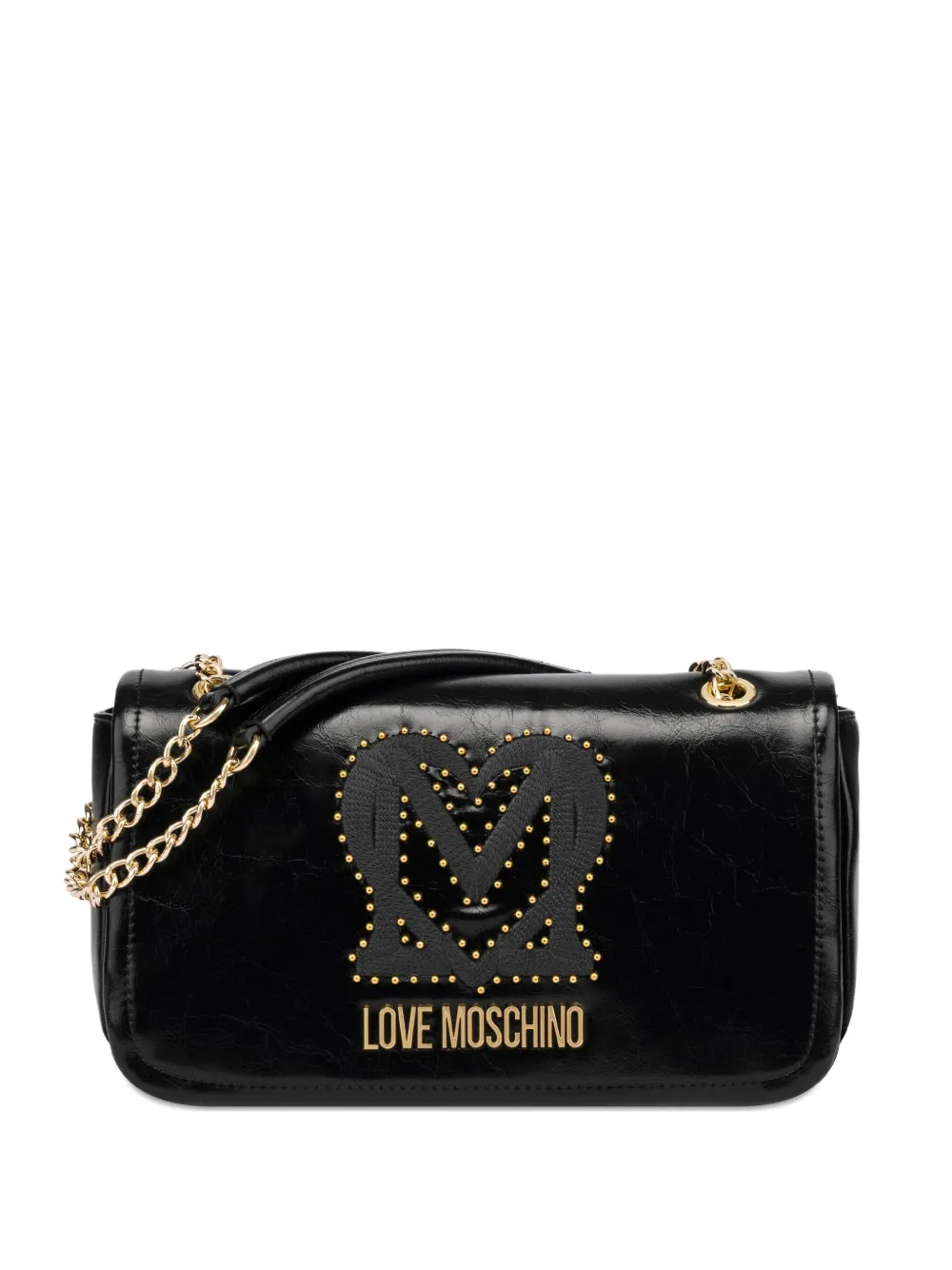 Love Moschino チェーンストラップ バッグ - ブラック Love Moschino チェーンストラップ バッグ - ブラック