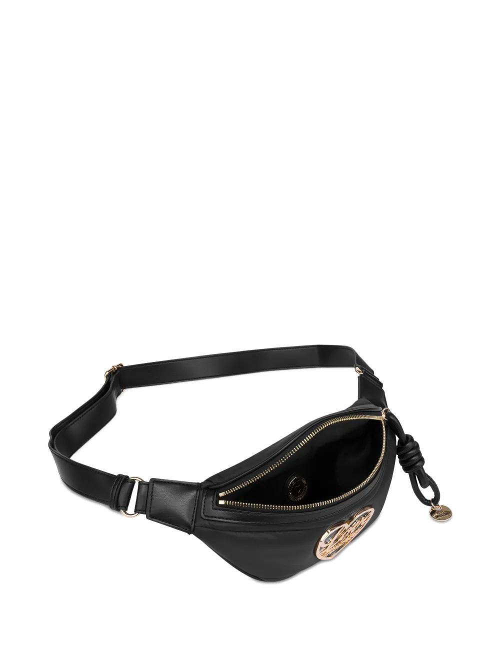 Love Moschino Heuptas met logoplakkaat Zwart