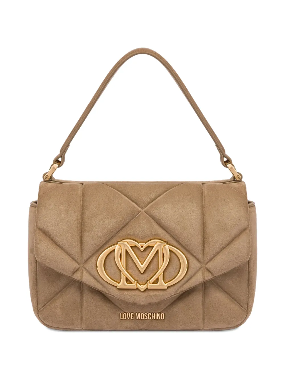 Love Moschino キルティング ハンドバッグ - ニュートラル Love Moschino キルティング ハンドバッグ - ニュートラル
