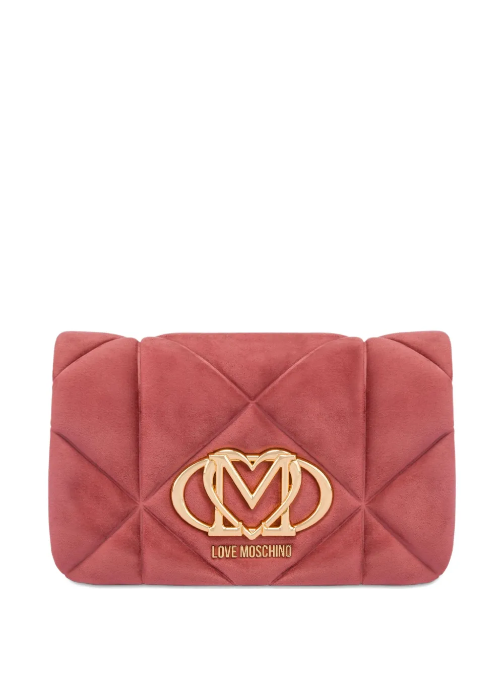quilted logo-plaque shoulder bag