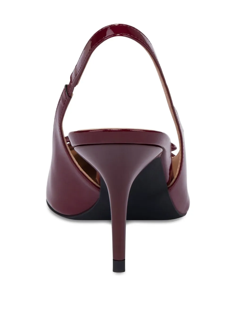 Love Moschino Slingback pumps met strikdetail Rood