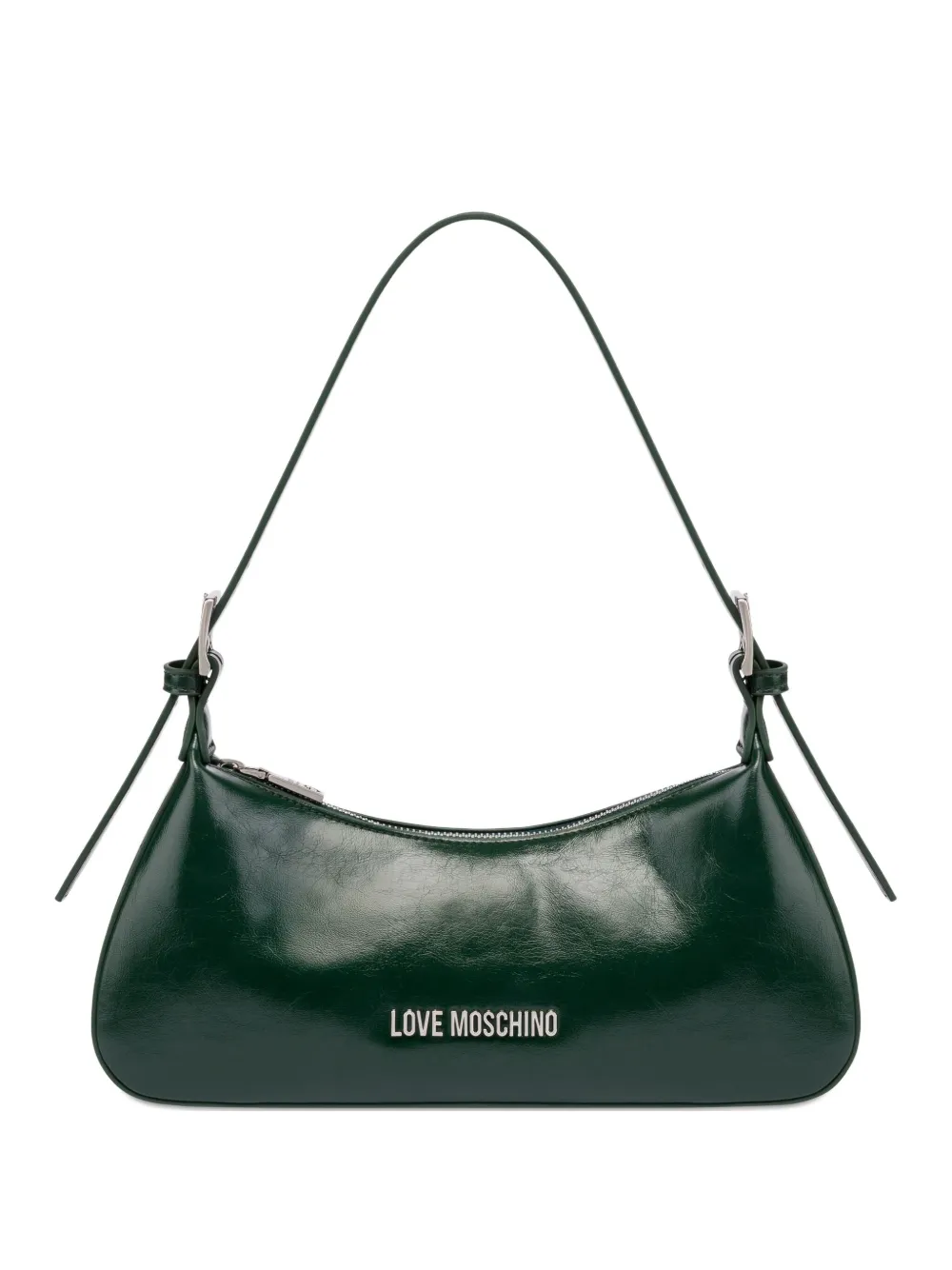Love Moschino ロゴ ショルダーバッグ - グリーン Love Moschino ロゴ ショルダーバッグ - グリーン