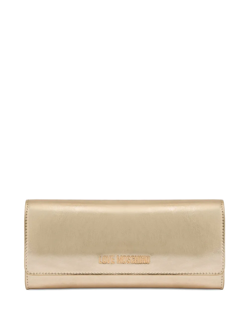 Love Moschino Tas met metallic ketting Geel