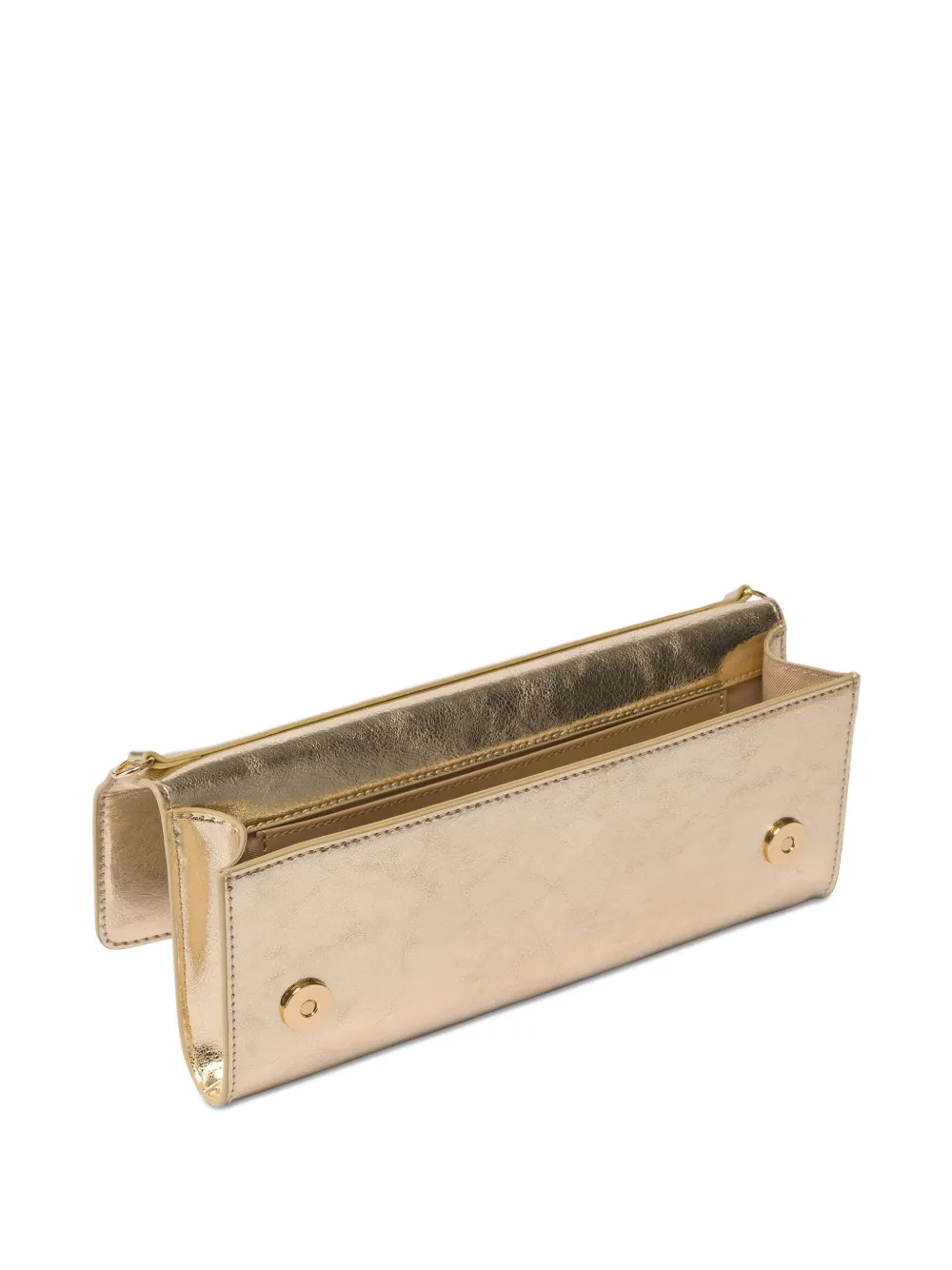Love Moschino Tas met metallic ketting Geel