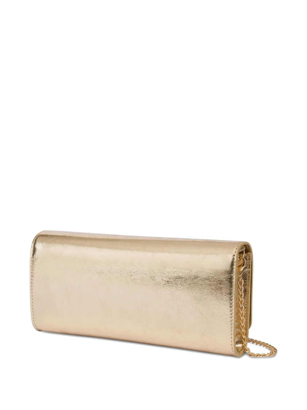 Love Moschino Tas met metallic ketting Geel
