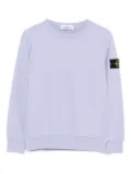 Stone Island Junior logo-patch sweatshirt - Purple