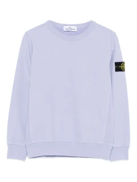 Stone Island Junior logo-patch sweatshirt