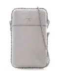 CHANEL Pre-Owned 2018 CC Quilted Lambskin Chain Around Phone Holder crossbody bag - Grey