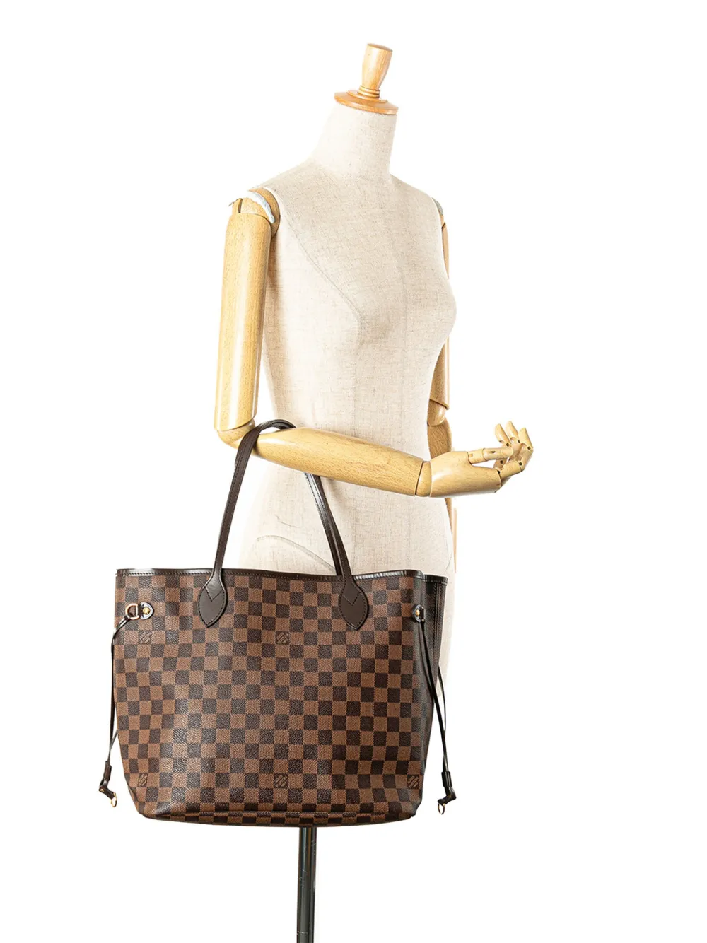 Louis Vuitton Pre-Owned 2013 Damier Ebene Neverfull MM tote bag | Pre-Owned | Image 2