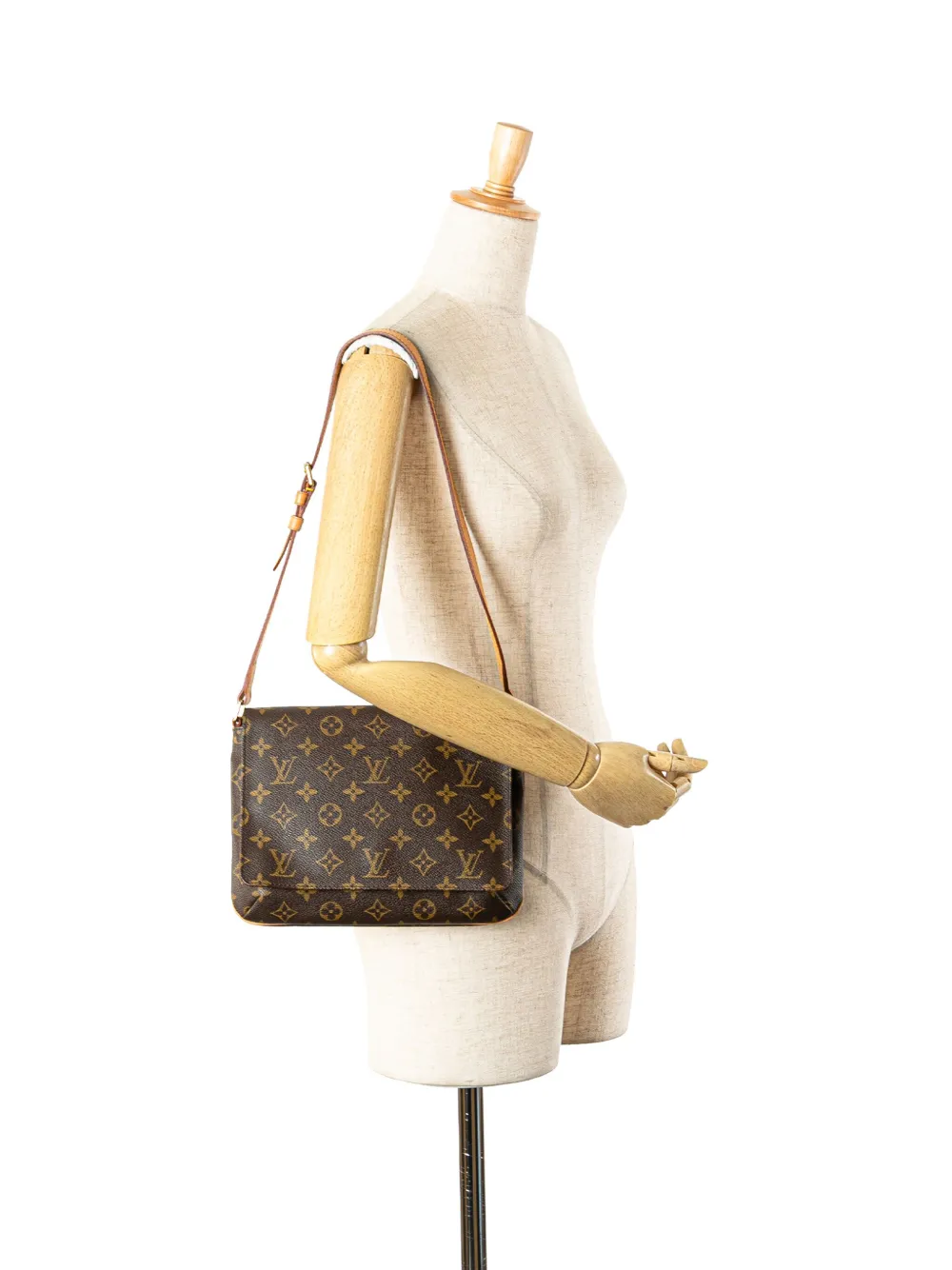 Pre-owned Louis Vuitton 2000 Monogram Musette Tango Short Strap Shoulder Bag