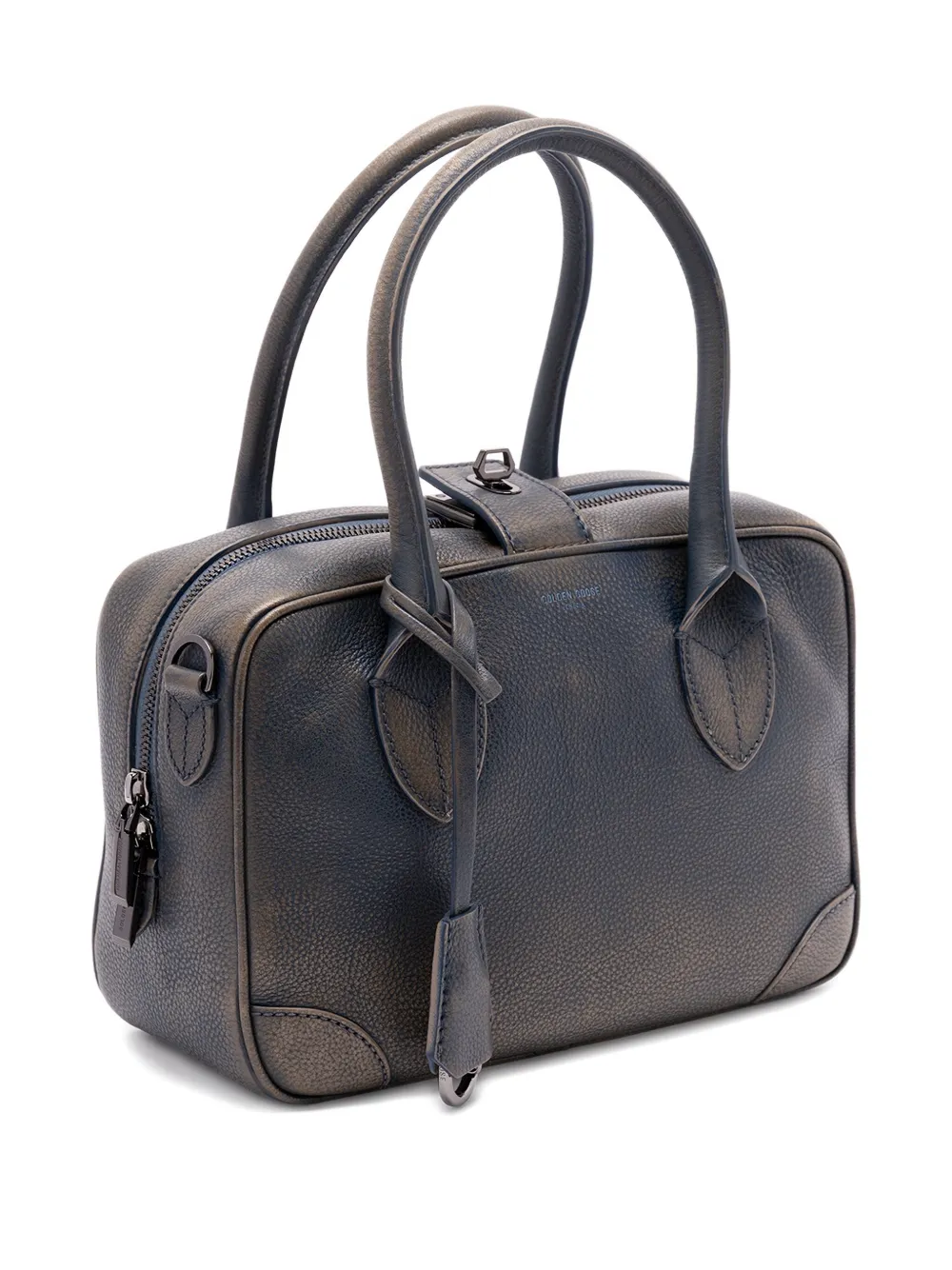 Golden Goose Shopper met ritssluiting en handgreep Blauw