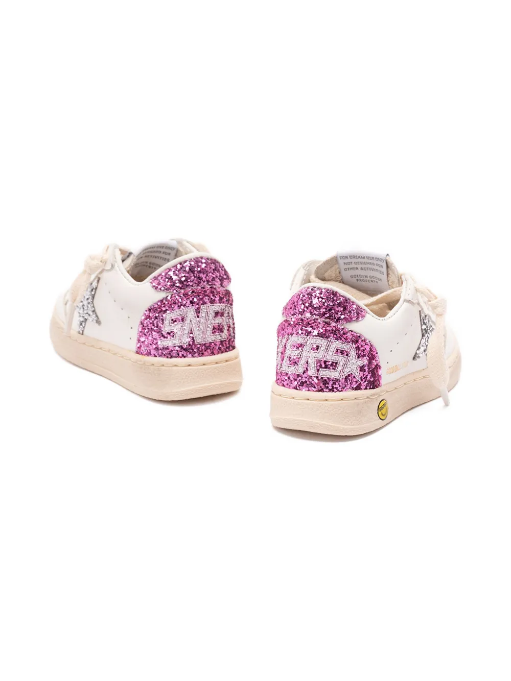 Golden Goose Kids Ball Star sneakers Wit