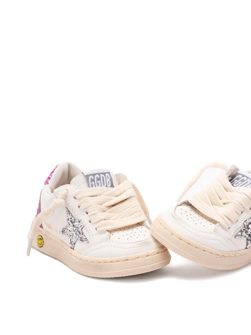 Golden Goose Kids Ball Star sneakers Wit