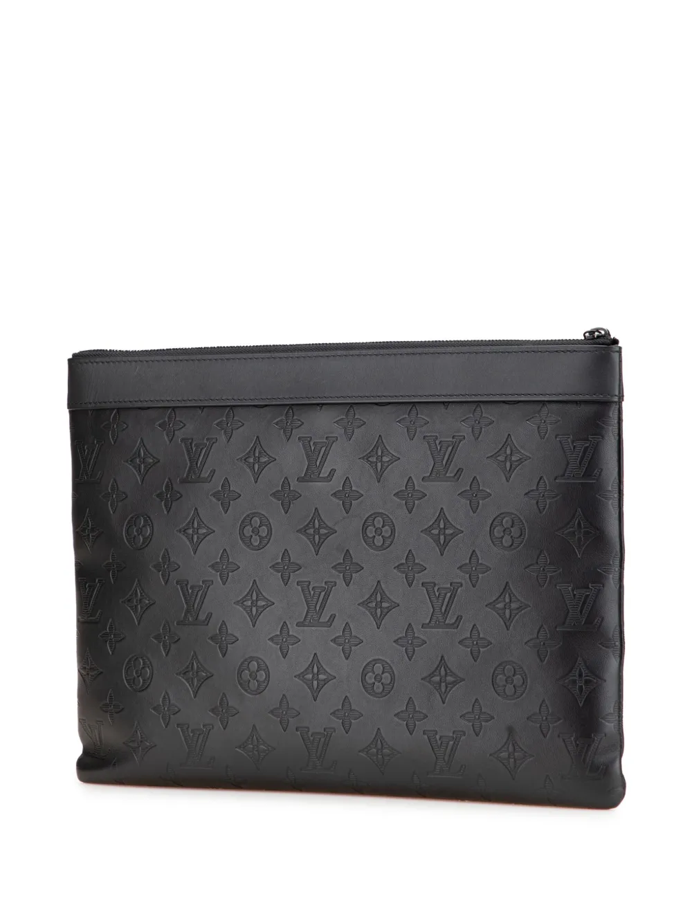 Pre-owned Louis Vuitton 2019 Monogram Shadow Discovery Pochette Clutch Bag