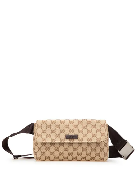 Gucci Pre-Owned شنطة وسط 'GG كانفا' 2016-2025