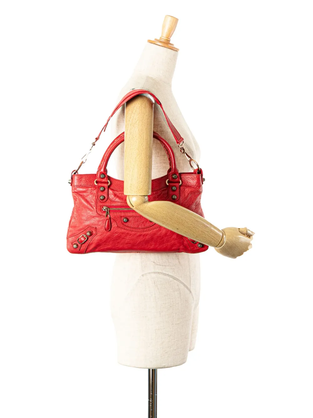 Balenciaga Pre-Owned 2005-2025 Lambskin Motocross Classic First Giant 12 satchel | Pre-Owned | Image 2