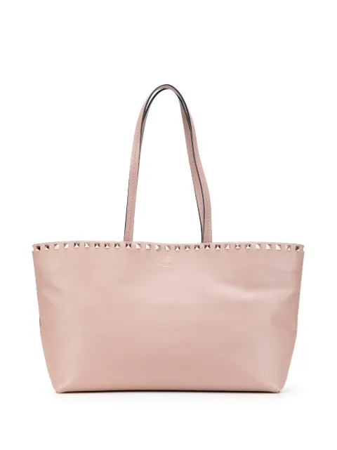 Valentino Garavani Pre-Owned 2018-2025 Leather Rockstud tote bag