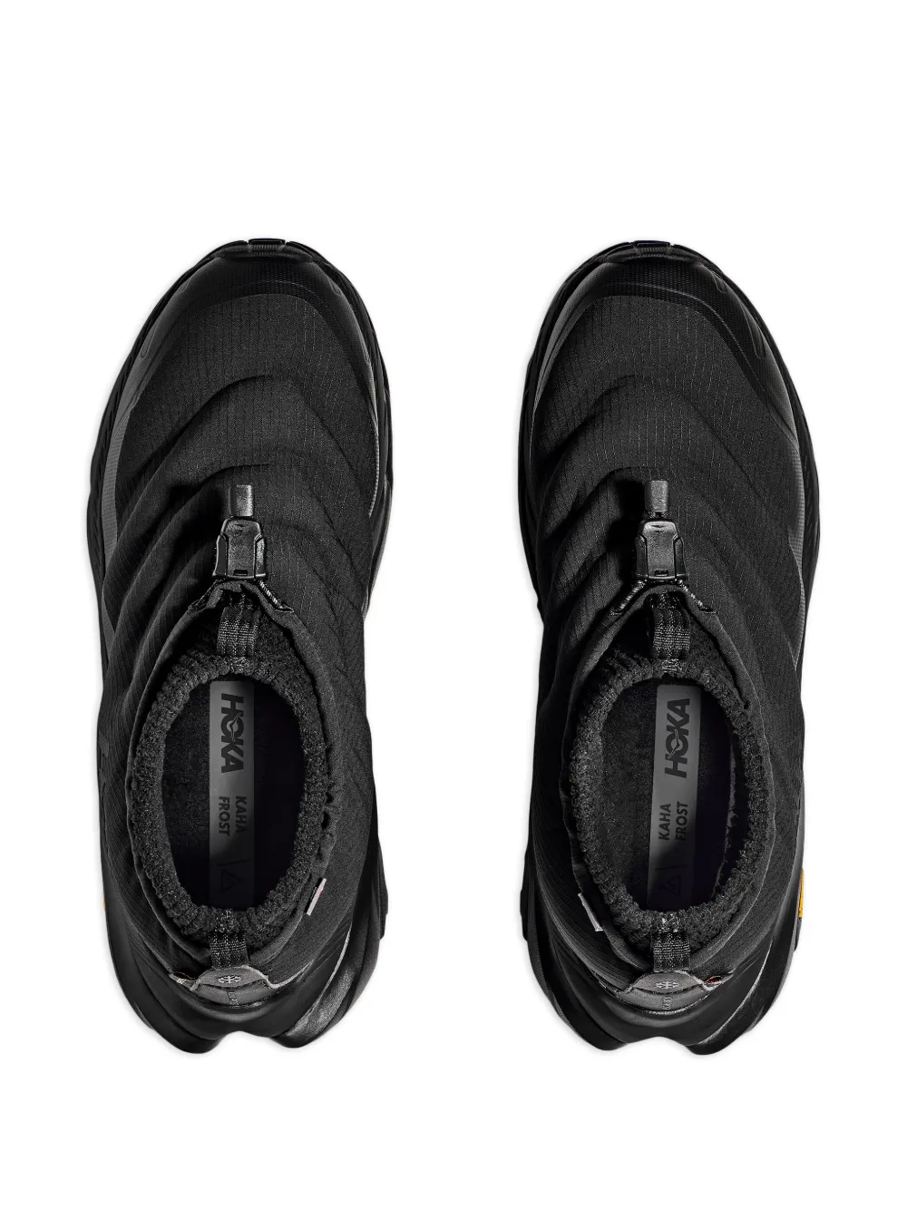 Hoka Kaha 2 Frost Moc Debossed-logo Sneakers In Black