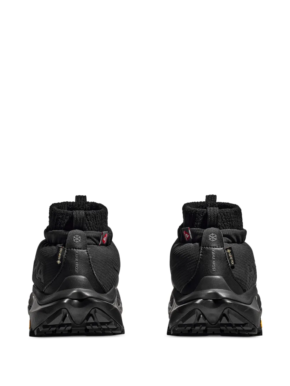 Hoka Kaha 2 Frost Moc Debossed-logo Sneakers In Black
