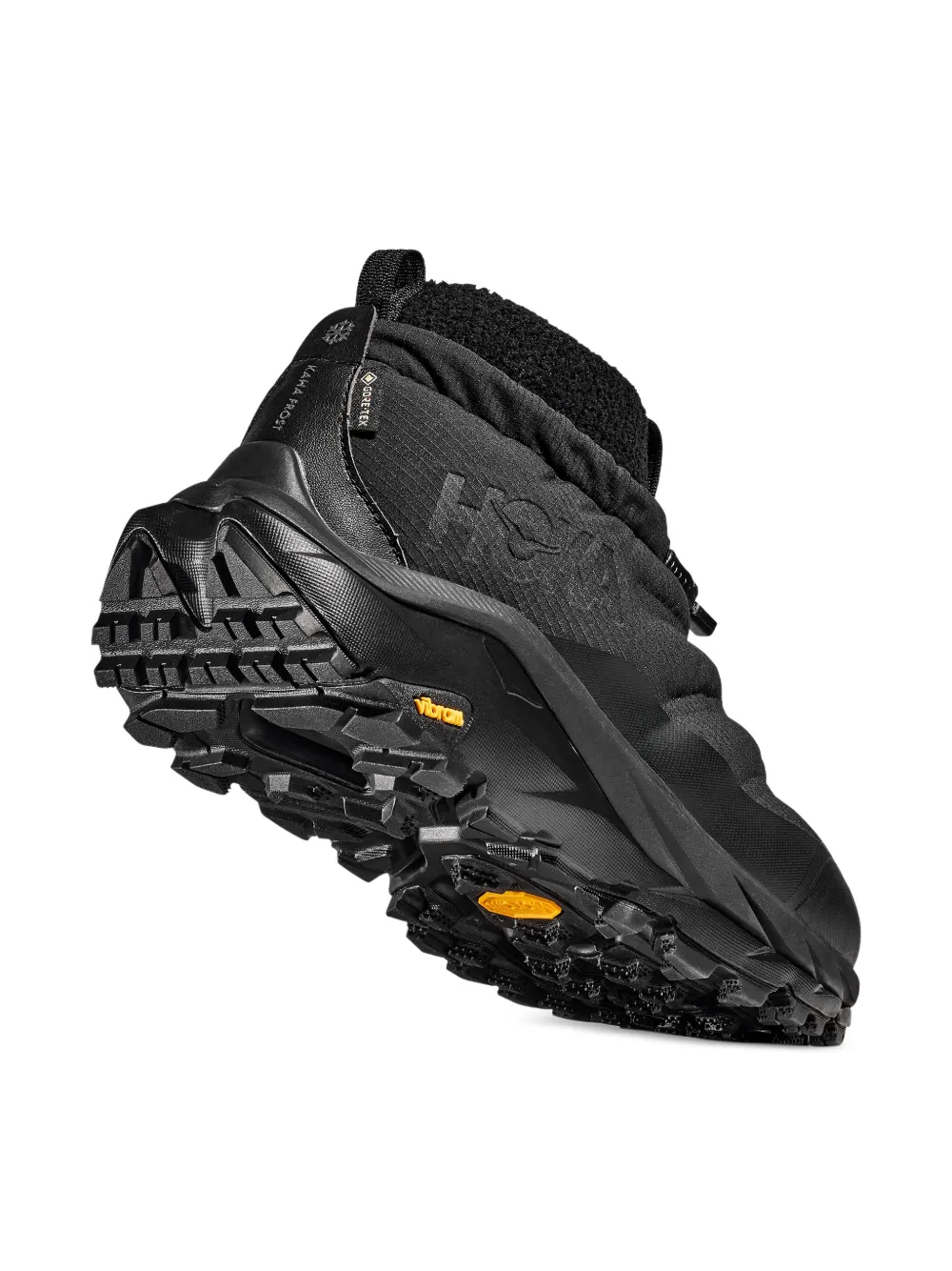 Hoka Kaha 2 Frost Moc Debossed-logo Sneakers In Black