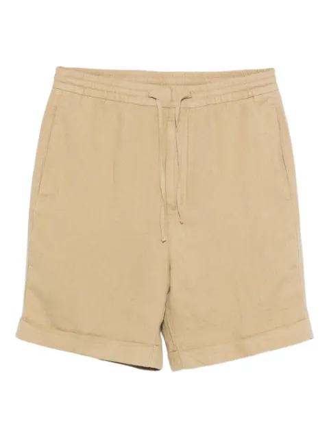 Canali drawstring linen deck shorts