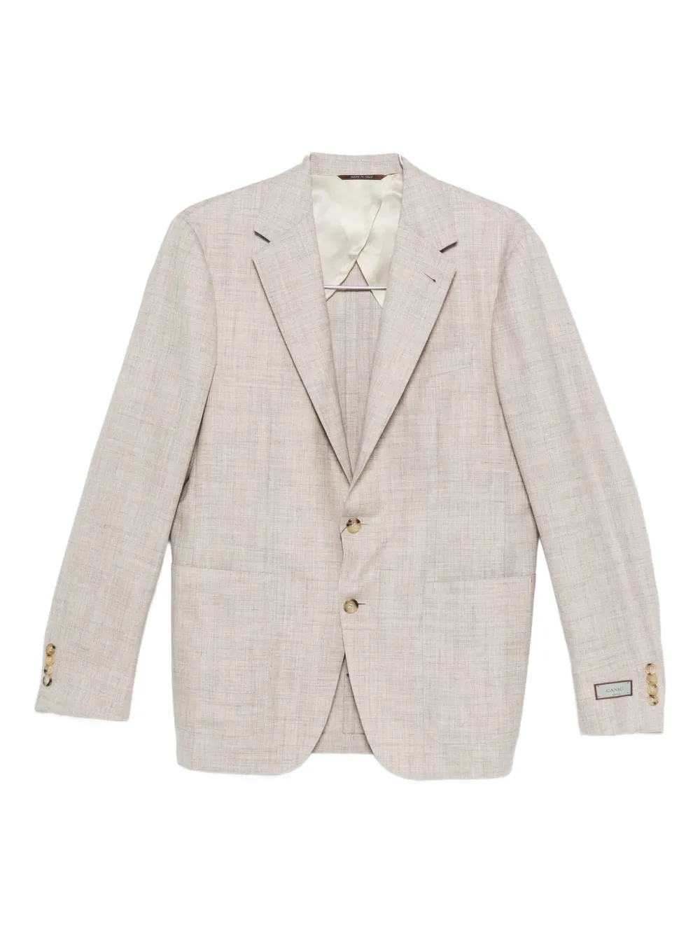 Canali Two-button Blazer In Green
