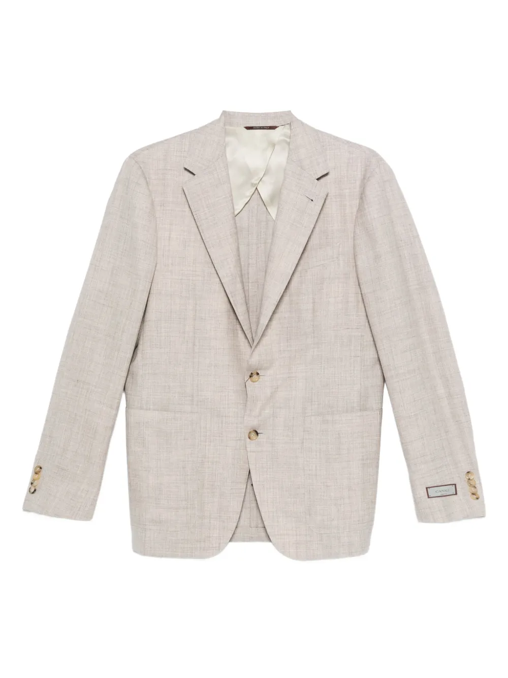 Canali Blazer met twee knopen Bruin