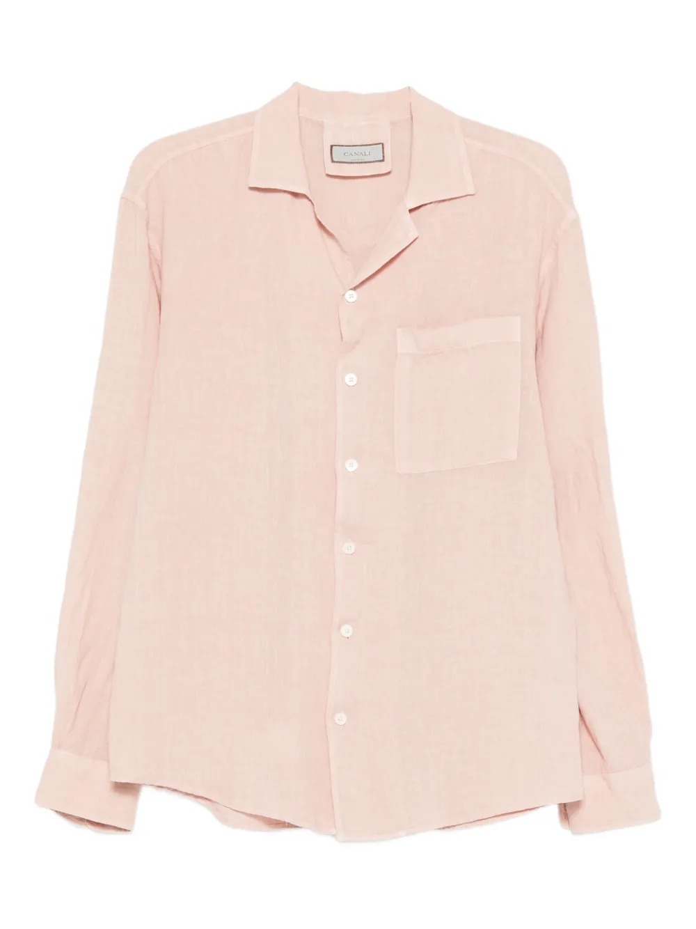 Canali Button-down overhemd Roze