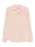 Canali long-sleeves button-down shirt - Pink