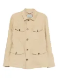 Canali flap-pocket jacket - Neutrals