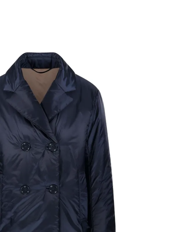 Max Mara double-breasted Padded Coat Blue FARFETCH PH - Main Image